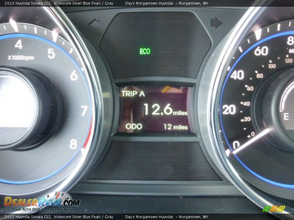 2013 Hyundai Sonata GLS Iridescent Silver Blue Pearl / Gray Photo #20