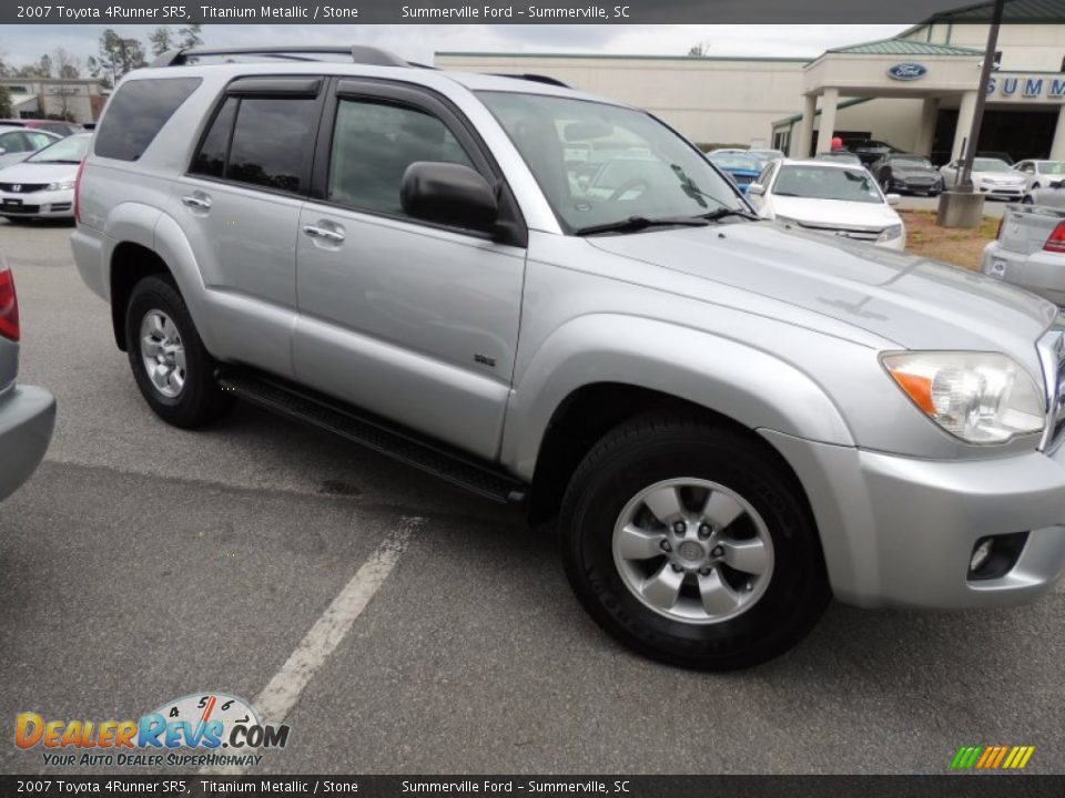 2007 Toyota 4Runner SR5 Titanium Metallic / Stone Photo #12