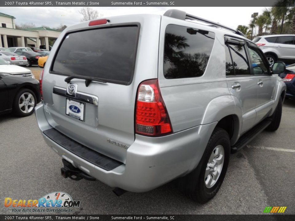 2007 Toyota 4Runner SR5 Titanium Metallic / Stone Photo #13