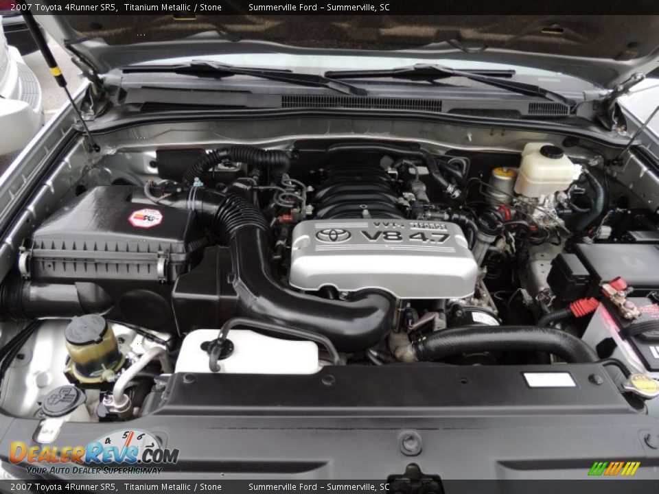 2007 Toyota 4Runner SR5 Titanium Metallic / Stone Photo #18