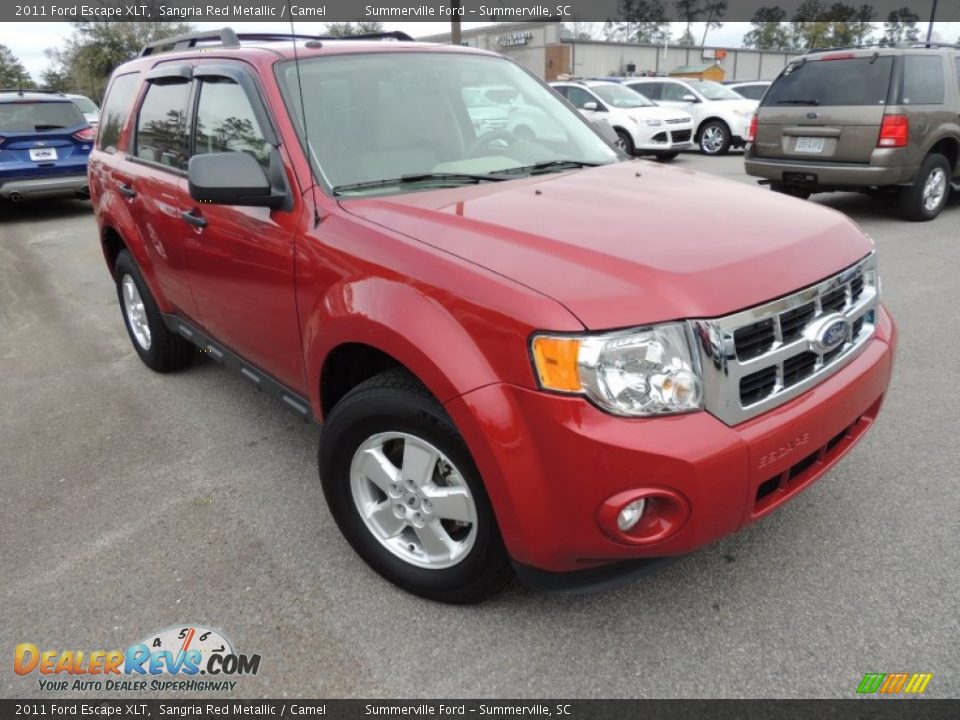2011 Ford Escape XLT Sangria Red Metallic / Camel Photo #1