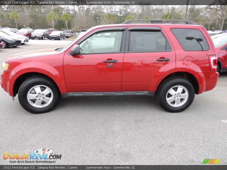 2011 Ford Escape XLT Sangria Red Metallic / Camel Photo #2