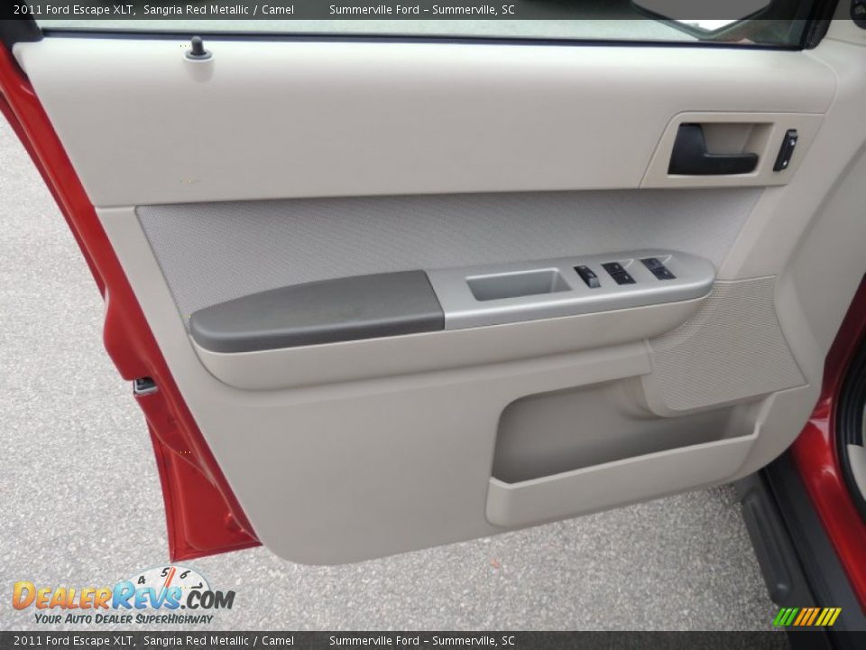 2011 Ford Escape XLT Sangria Red Metallic / Camel Photo #7