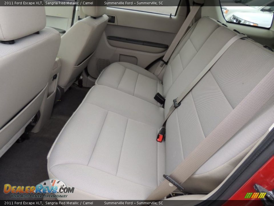 2011 Ford Escape XLT Sangria Red Metallic / Camel Photo #8