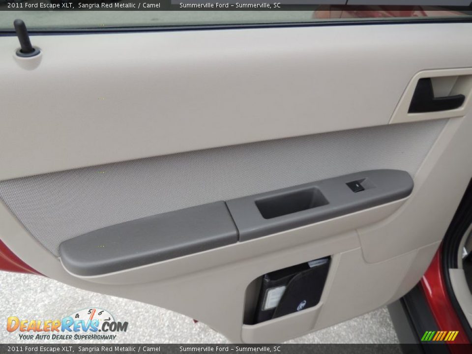 2011 Ford Escape XLT Sangria Red Metallic / Camel Photo #9