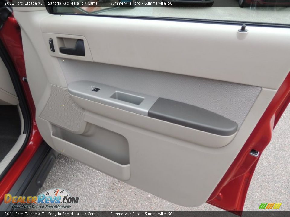 2011 Ford Escape XLT Sangria Red Metallic / Camel Photo #11