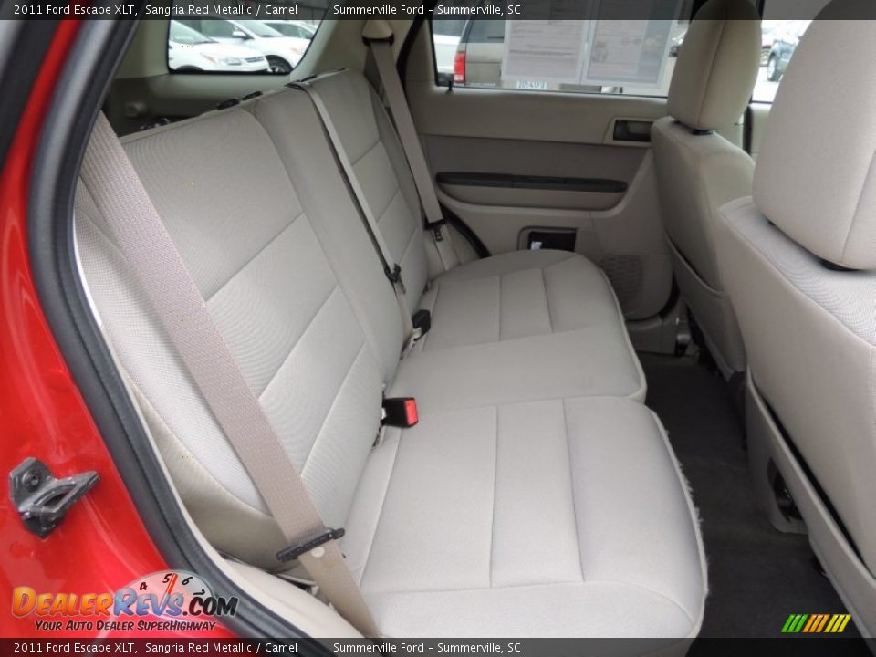 2011 Ford Escape XLT Sangria Red Metallic / Camel Photo #12