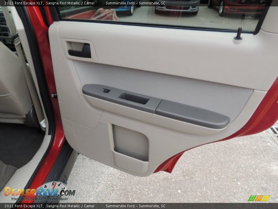 2011 Ford Escape XLT Sangria Red Metallic / Camel Photo #13
