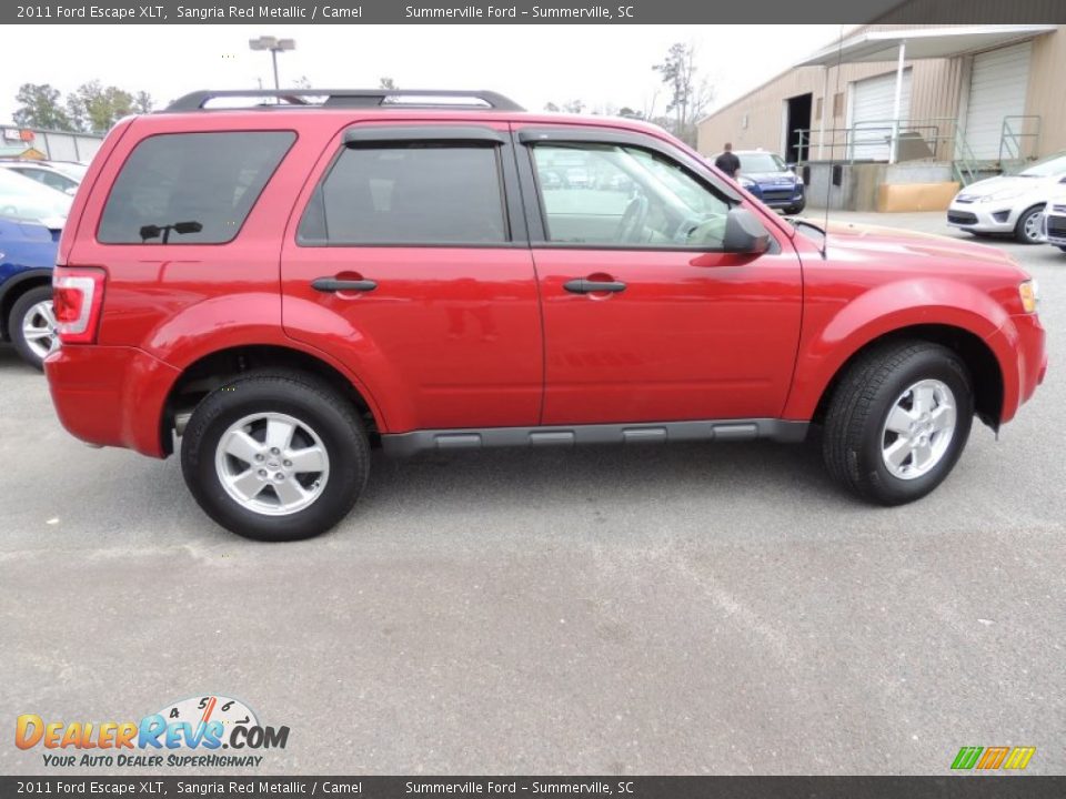 2011 Ford Escape XLT Sangria Red Metallic / Camel Photo #14