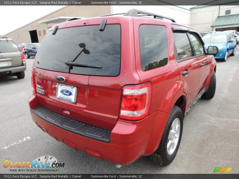 2011 Ford Escape XLT Sangria Red Metallic / Camel Photo #15