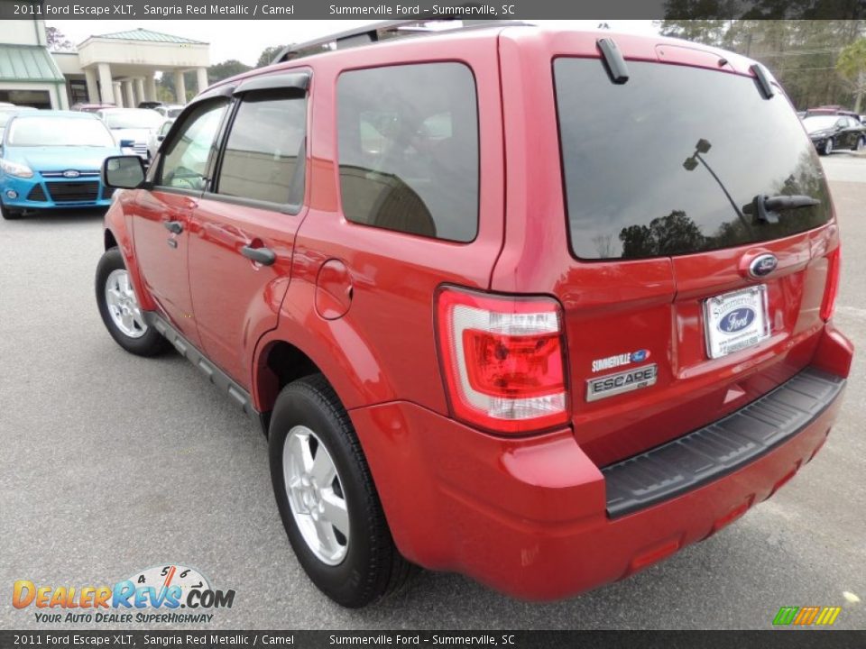2011 Ford Escape XLT Sangria Red Metallic / Camel Photo #17