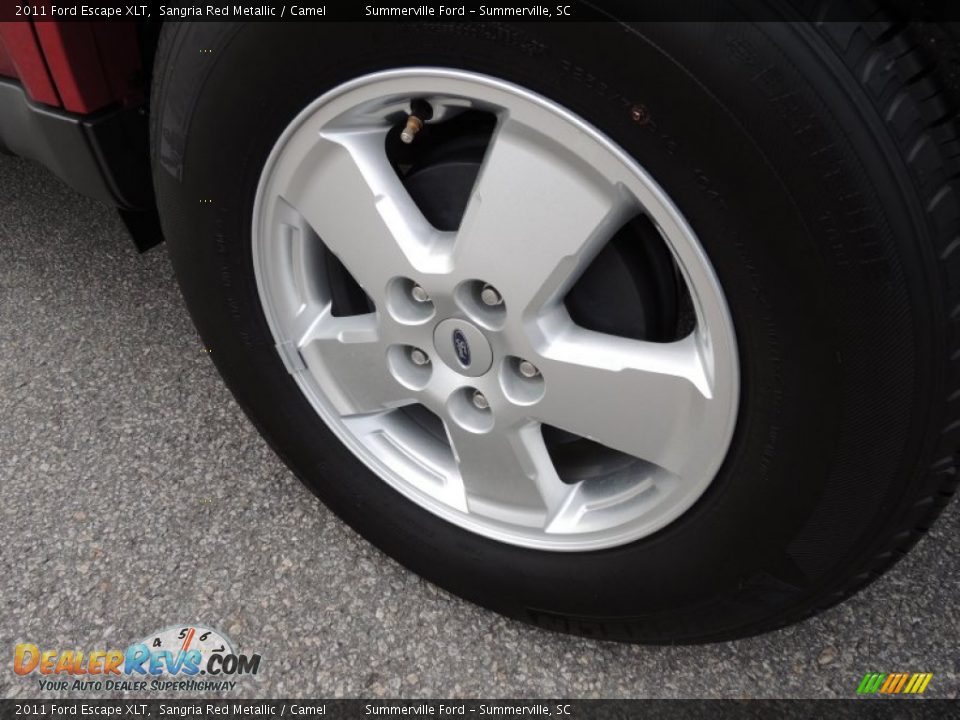 2011 Ford Escape XLT Sangria Red Metallic / Camel Photo #18