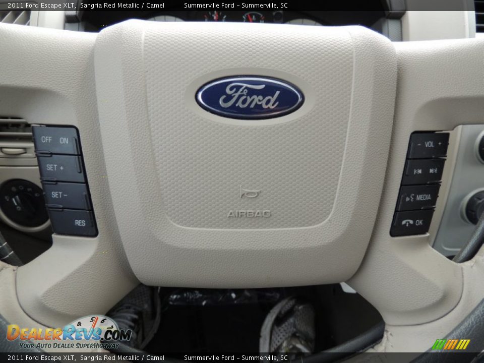 2011 Ford Escape XLT Sangria Red Metallic / Camel Photo #23