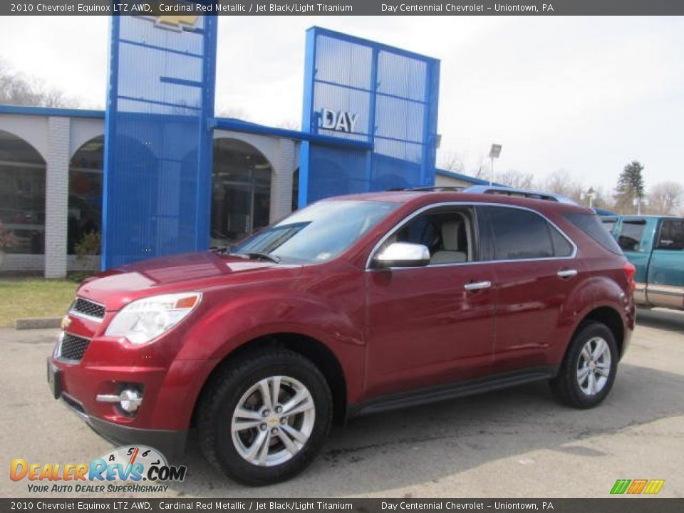 2010 Chevrolet Equinox LTZ AWD Cardinal Red Metallic / Jet Black/Light Titanium Photo #1