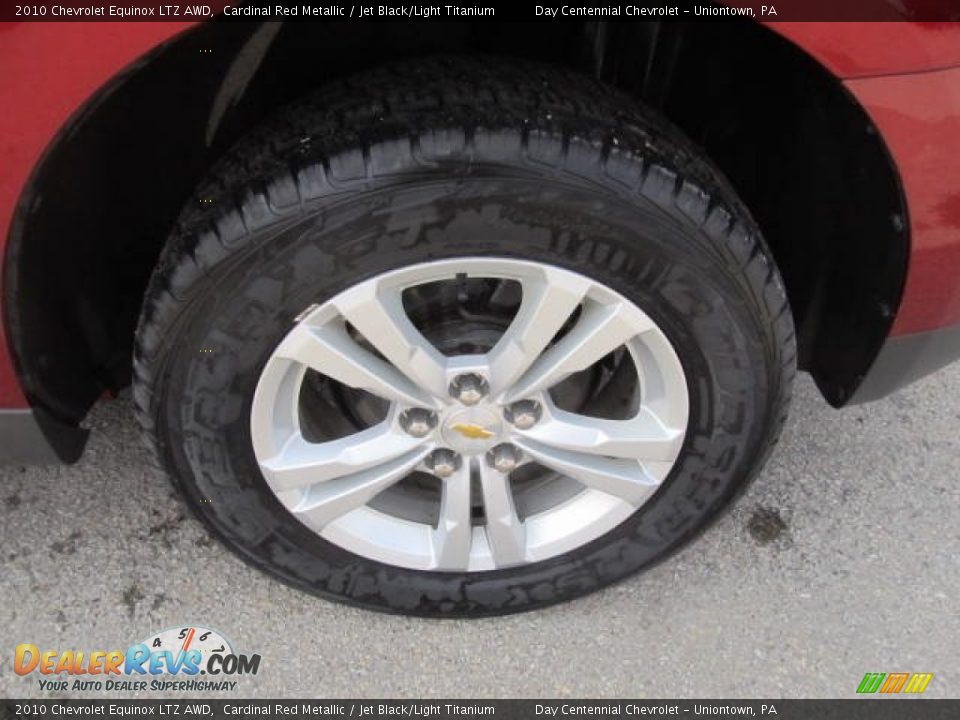 2010 Chevrolet Equinox LTZ AWD Cardinal Red Metallic / Jet Black/Light Titanium Photo #3