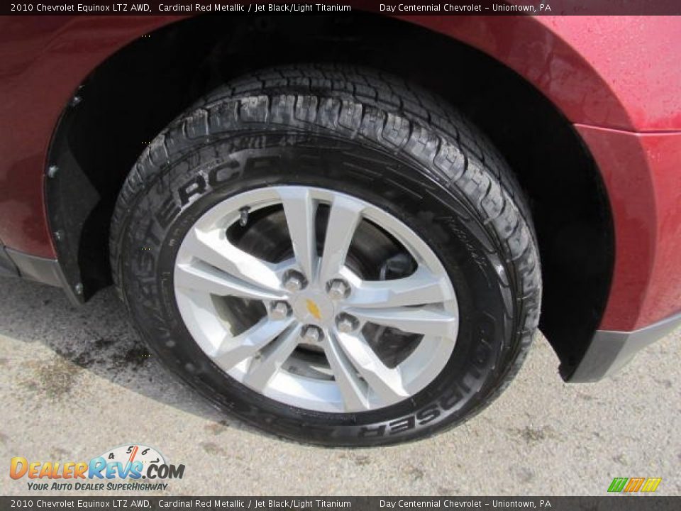 2010 Chevrolet Equinox LTZ AWD Cardinal Red Metallic / Jet Black/Light Titanium Photo #10