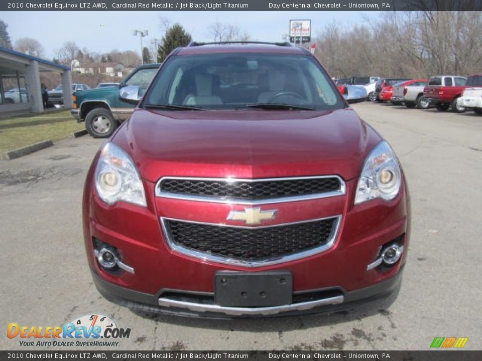 2010 Chevrolet Equinox LTZ AWD Cardinal Red Metallic / Jet Black/Light Titanium Photo #11