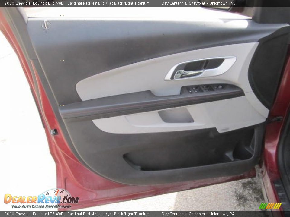 2010 Chevrolet Equinox LTZ AWD Cardinal Red Metallic / Jet Black/Light Titanium Photo #12