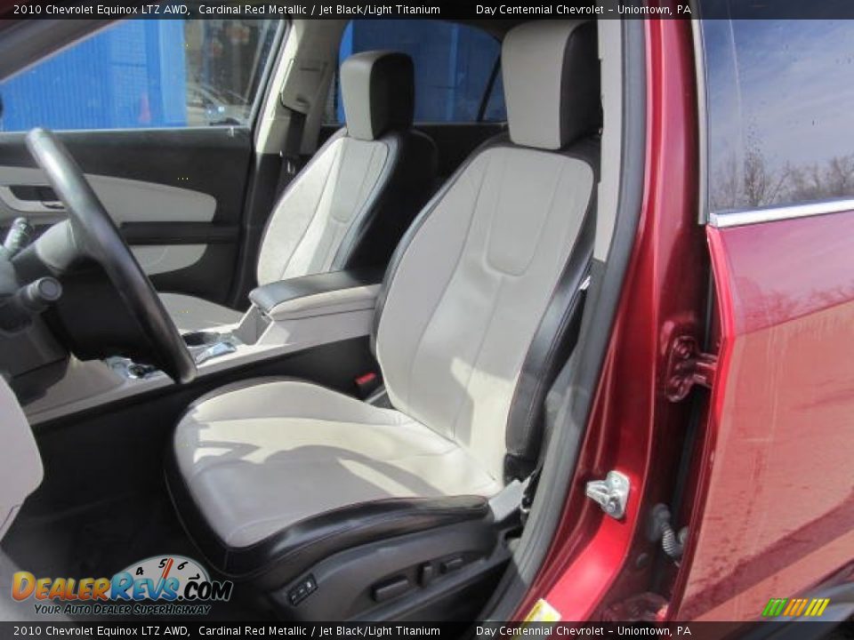 2010 Chevrolet Equinox LTZ AWD Cardinal Red Metallic / Jet Black/Light Titanium Photo #13