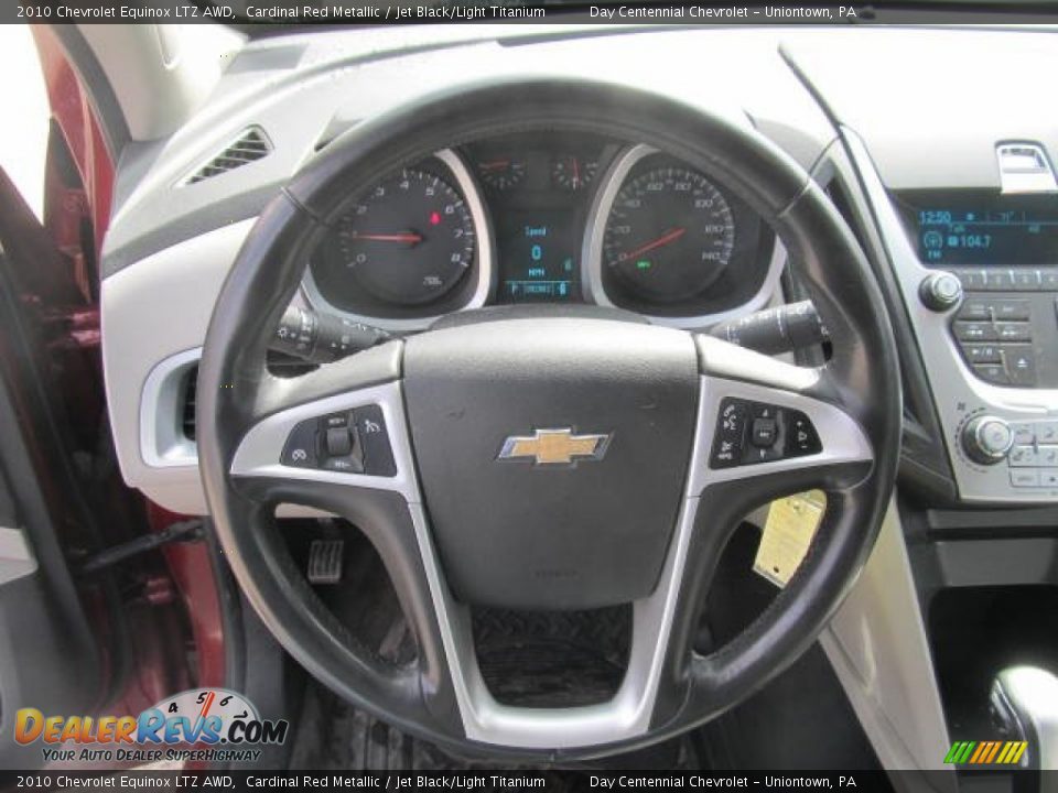 2010 Chevrolet Equinox LTZ AWD Cardinal Red Metallic / Jet Black/Light Titanium Photo #15