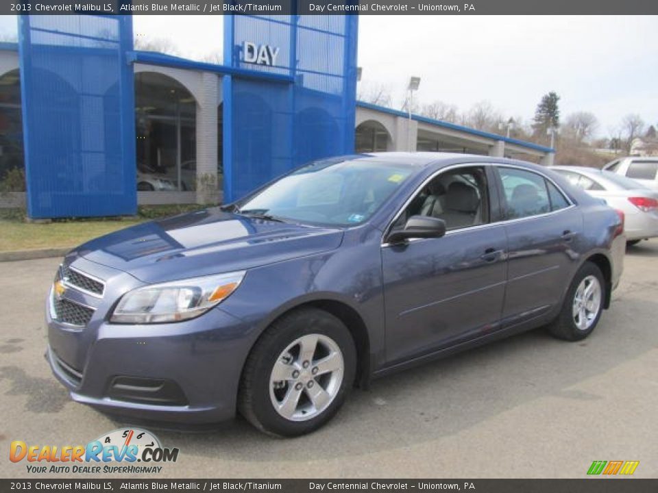 2013 Chevrolet Malibu LS Atlantis Blue Metallic / Jet Black/Titanium Photo #1