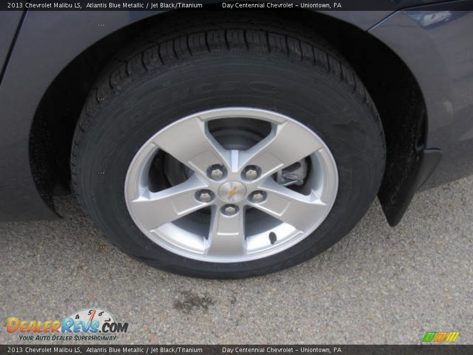2013 Chevrolet Malibu LS Atlantis Blue Metallic / Jet Black/Titanium Photo #3