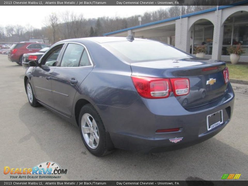 2013 Chevrolet Malibu LS Atlantis Blue Metallic / Jet Black/Titanium Photo #4