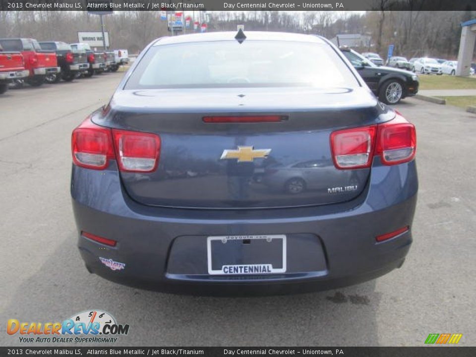 2013 Chevrolet Malibu LS Atlantis Blue Metallic / Jet Black/Titanium Photo #5