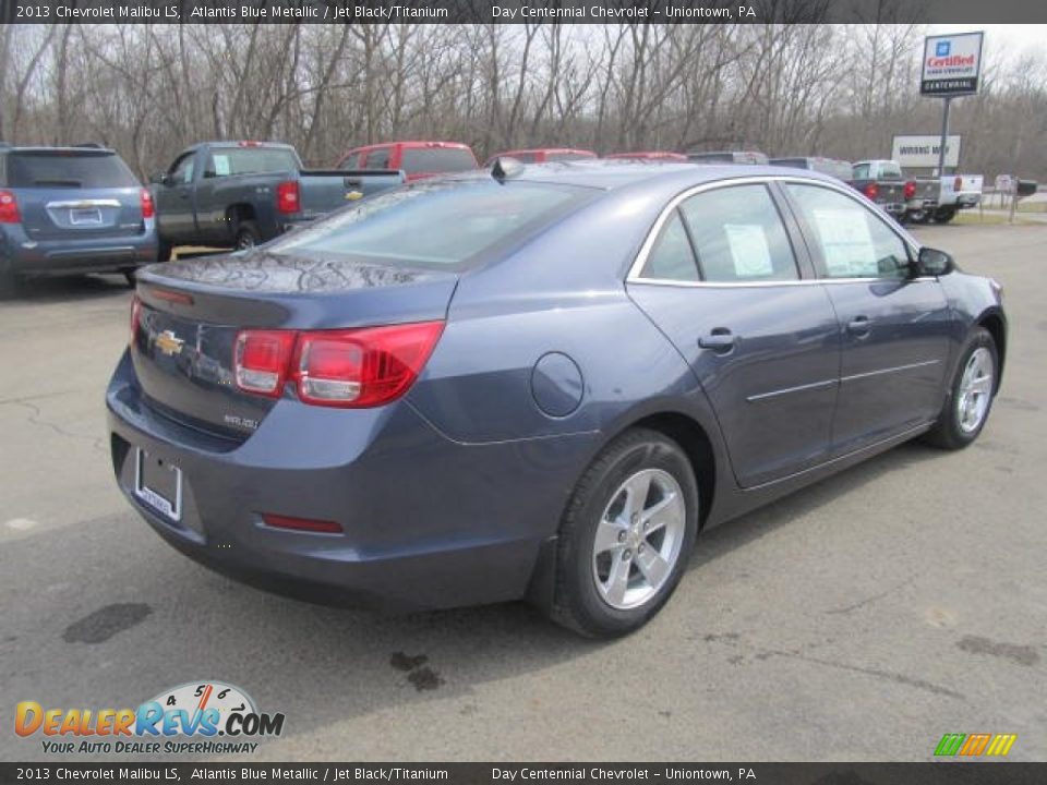 2013 Chevrolet Malibu LS Atlantis Blue Metallic / Jet Black/Titanium Photo #6