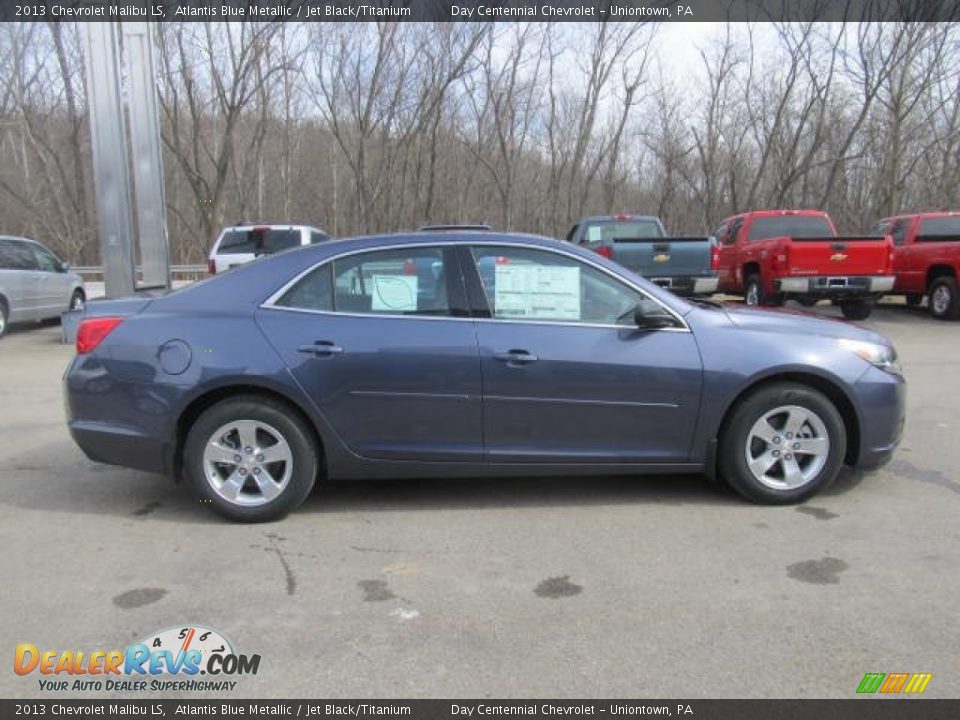 2013 Chevrolet Malibu LS Atlantis Blue Metallic / Jet Black/Titanium Photo #7