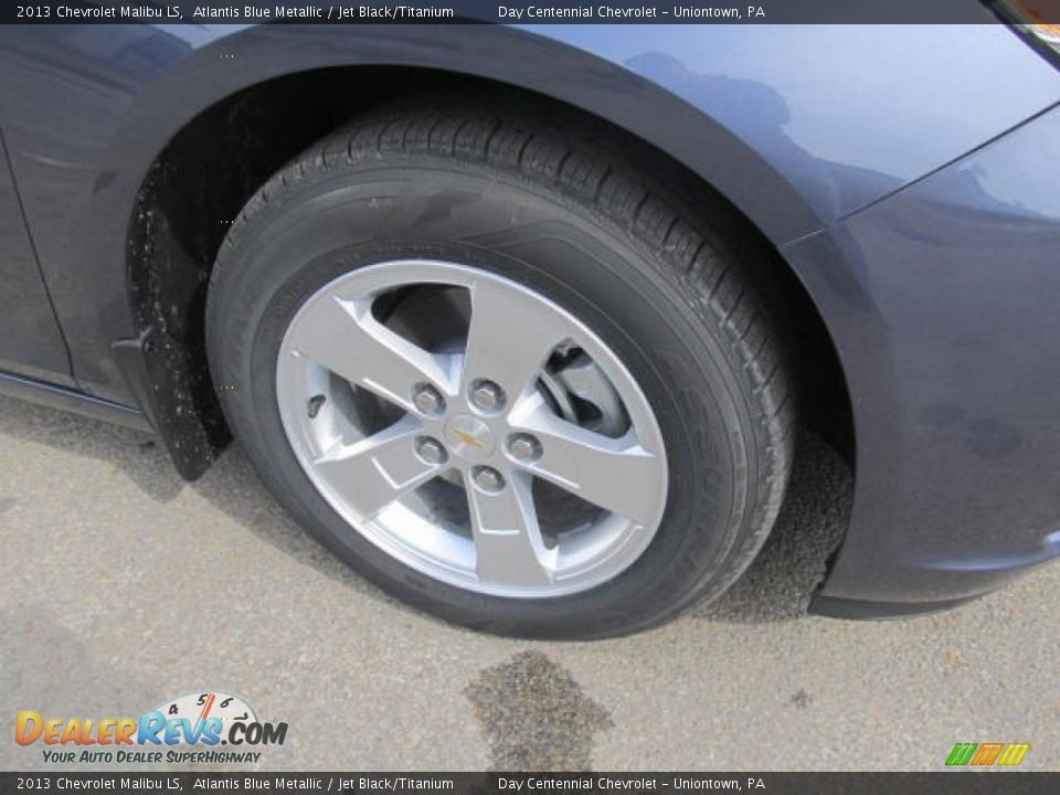 2013 Chevrolet Malibu LS Atlantis Blue Metallic / Jet Black/Titanium Photo #9