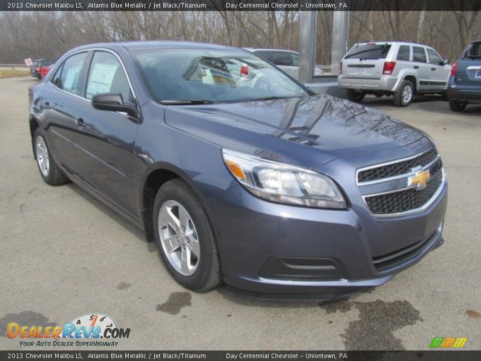 2013 Chevrolet Malibu LS Atlantis Blue Metallic / Jet Black/Titanium Photo #10