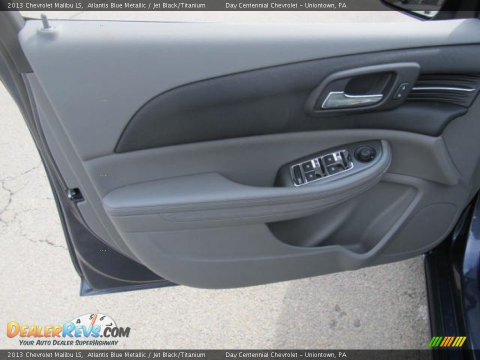 2013 Chevrolet Malibu LS Atlantis Blue Metallic / Jet Black/Titanium Photo #12