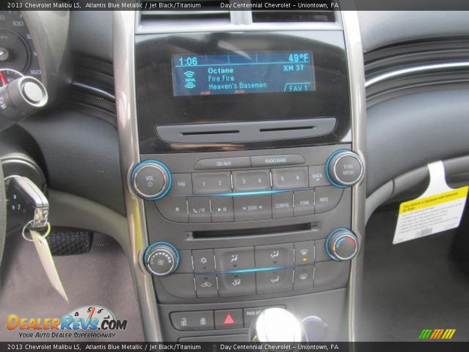 2013 Chevrolet Malibu LS Atlantis Blue Metallic / Jet Black/Titanium Photo #16