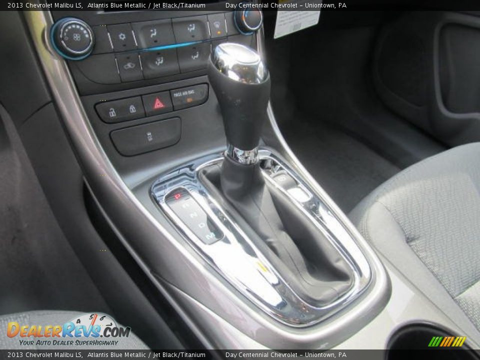 2013 Chevrolet Malibu LS Atlantis Blue Metallic / Jet Black/Titanium Photo #17