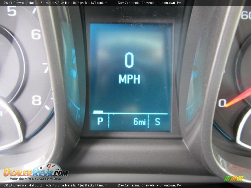 2013 Chevrolet Malibu LS Atlantis Blue Metallic / Jet Black/Titanium Photo #20