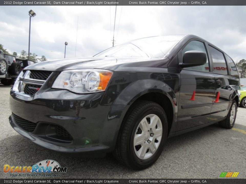 2012 Dodge Grand Caravan SE Dark Charcoal Pearl / Black/Light Graystone Photo #3