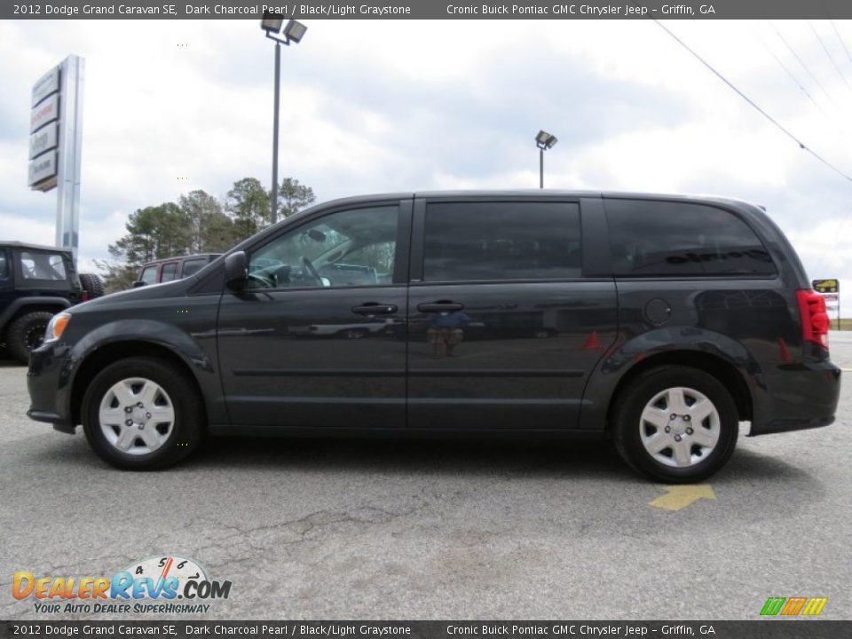 2012 Dodge Grand Caravan SE Dark Charcoal Pearl / Black/Light Graystone Photo #4
