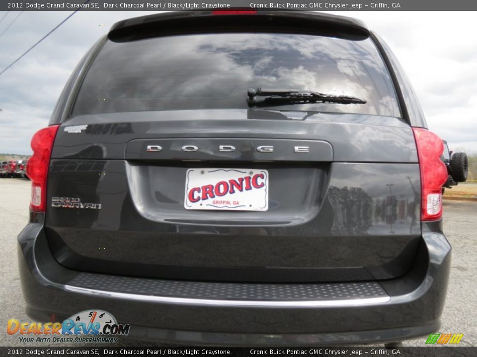 2012 Dodge Grand Caravan SE Dark Charcoal Pearl / Black/Light Graystone Photo #6