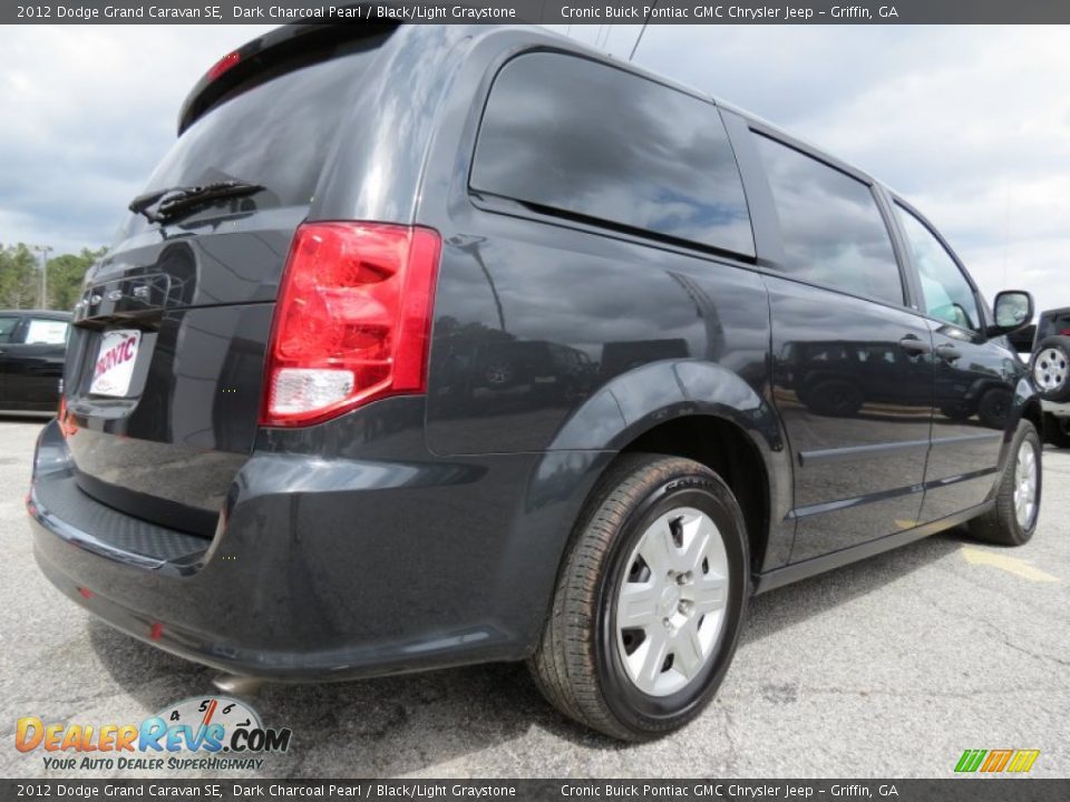 2012 Dodge Grand Caravan SE Dark Charcoal Pearl / Black/Light Graystone Photo #7