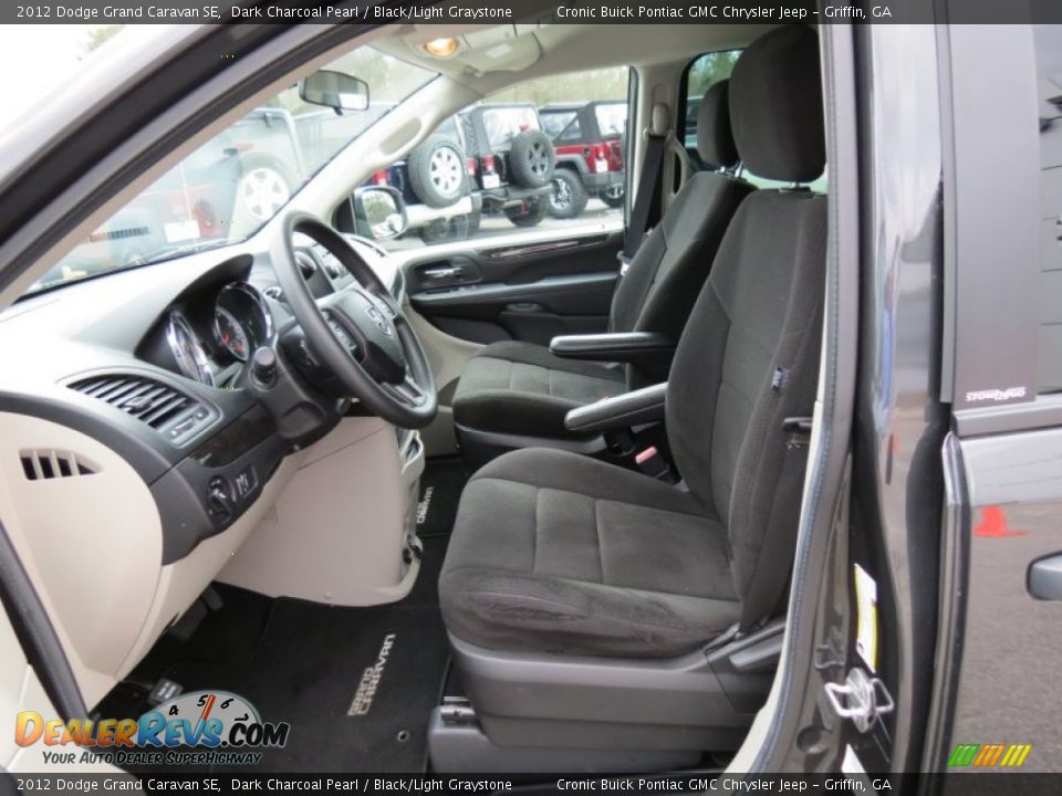 2012 Dodge Grand Caravan SE Dark Charcoal Pearl / Black/Light Graystone Photo #10