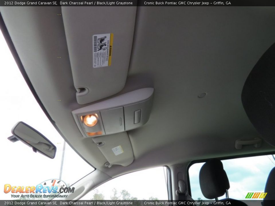 2012 Dodge Grand Caravan SE Dark Charcoal Pearl / Black/Light Graystone Photo #12