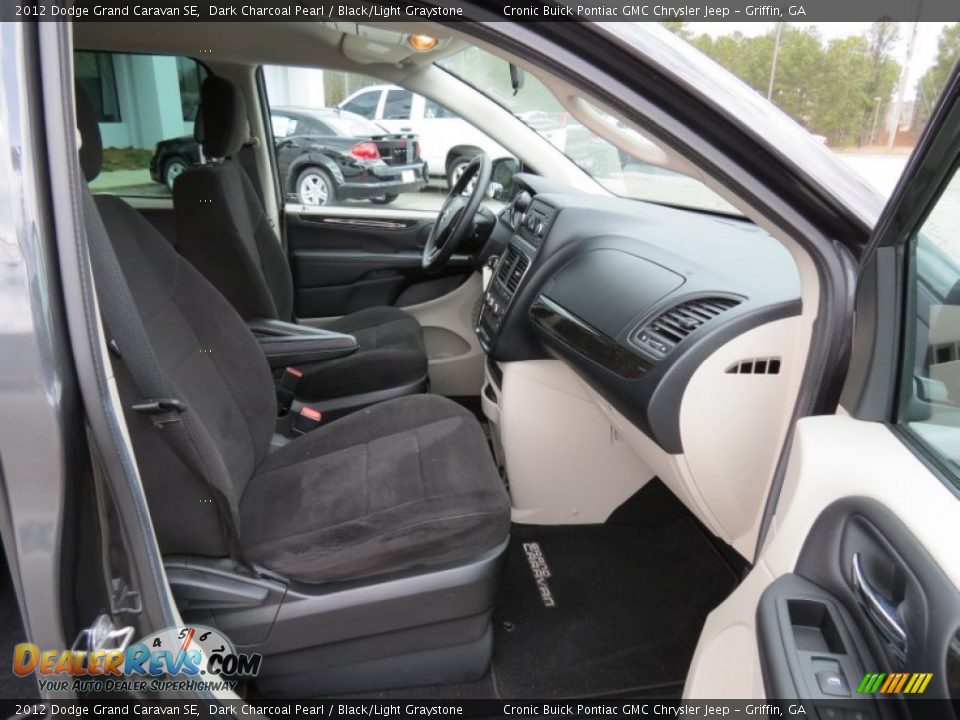 2012 Dodge Grand Caravan SE Dark Charcoal Pearl / Black/Light Graystone Photo #17