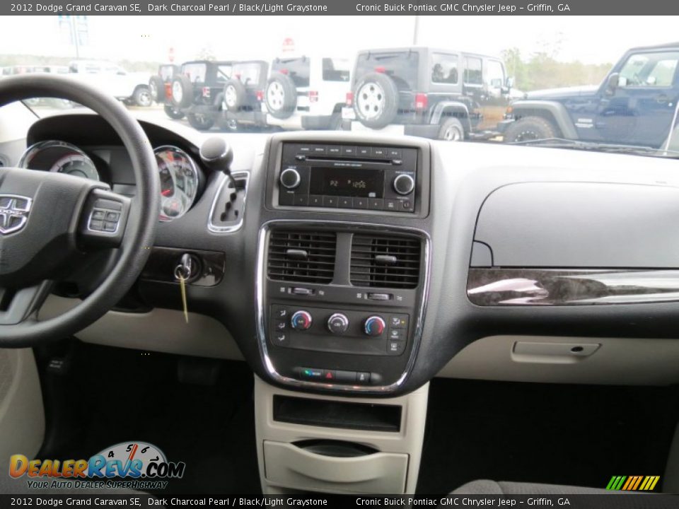 2012 Dodge Grand Caravan SE Dark Charcoal Pearl / Black/Light Graystone Photo #19