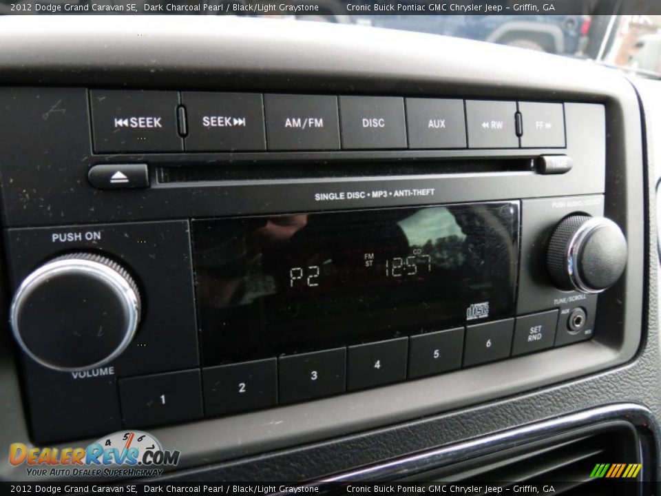 2012 Dodge Grand Caravan SE Dark Charcoal Pearl / Black/Light Graystone Photo #23
