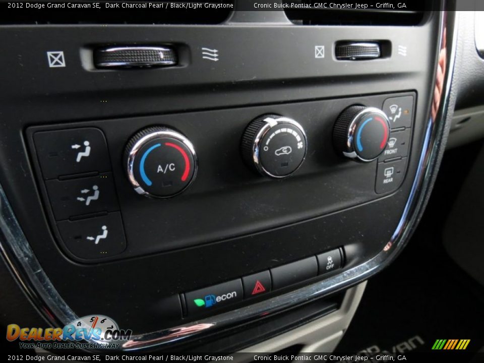 2012 Dodge Grand Caravan SE Dark Charcoal Pearl / Black/Light Graystone Photo #24