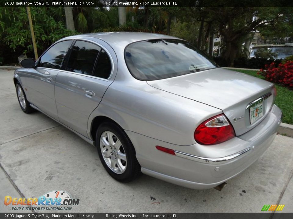 Platinum Metallic 2003 Jaguar S-Type 3.0 Photo #3