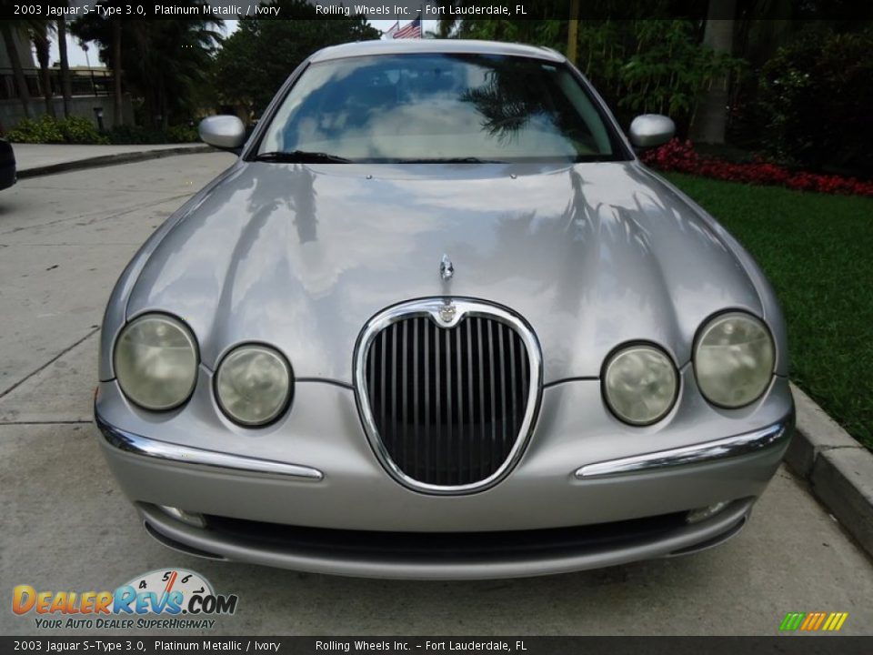 Platinum Metallic 2003 Jaguar S-Type 3.0 Photo #7