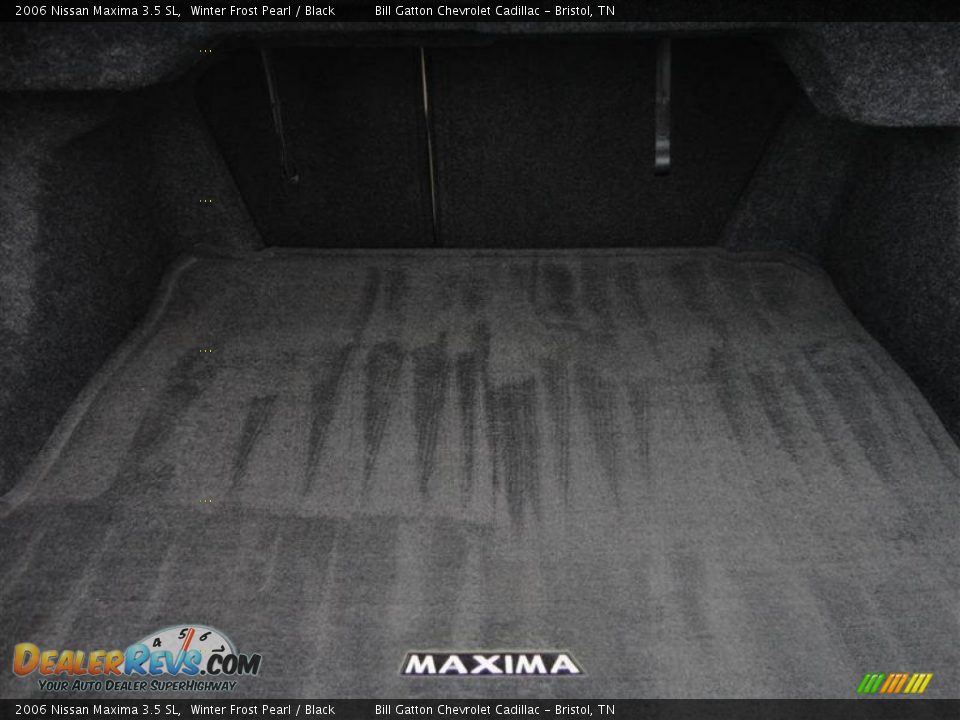 2006 Nissan Maxima 3.5 SL Winter Frost Pearl / Black Photo #13