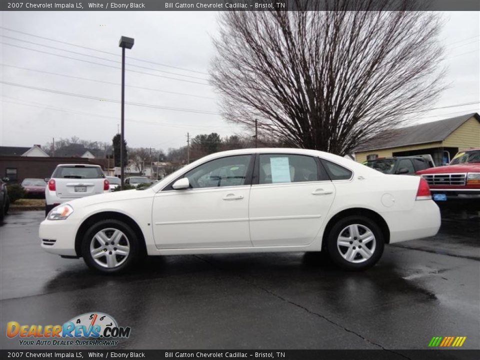 White 2007 Chevrolet Impala LS Photo #4
